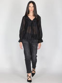 Jeans con strass