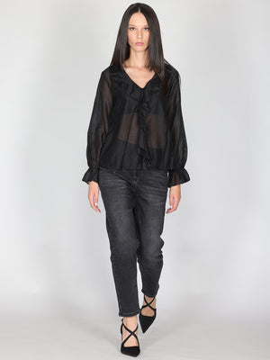Maglia con balze