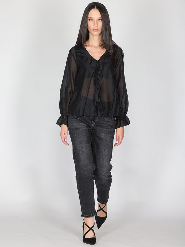 Maglia con balze