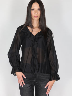 Maglia con balze