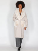 Cappotto Beige con pelliccia