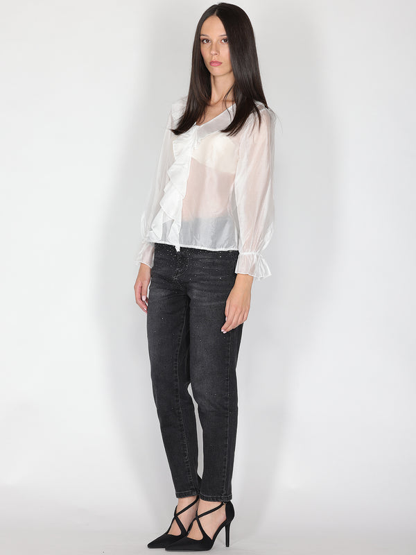 Maglia con balze