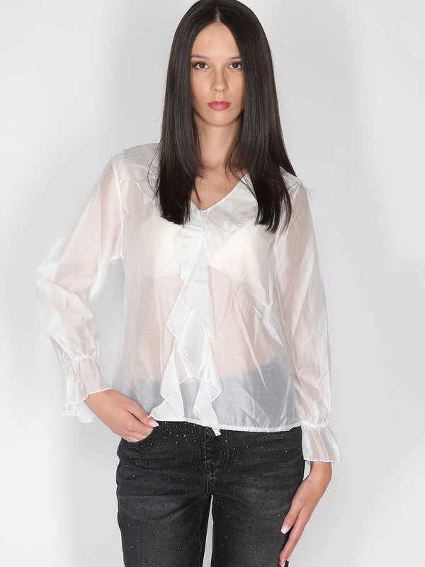 Maglia con balze