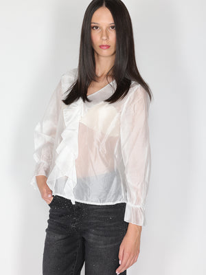 Maglia con balze