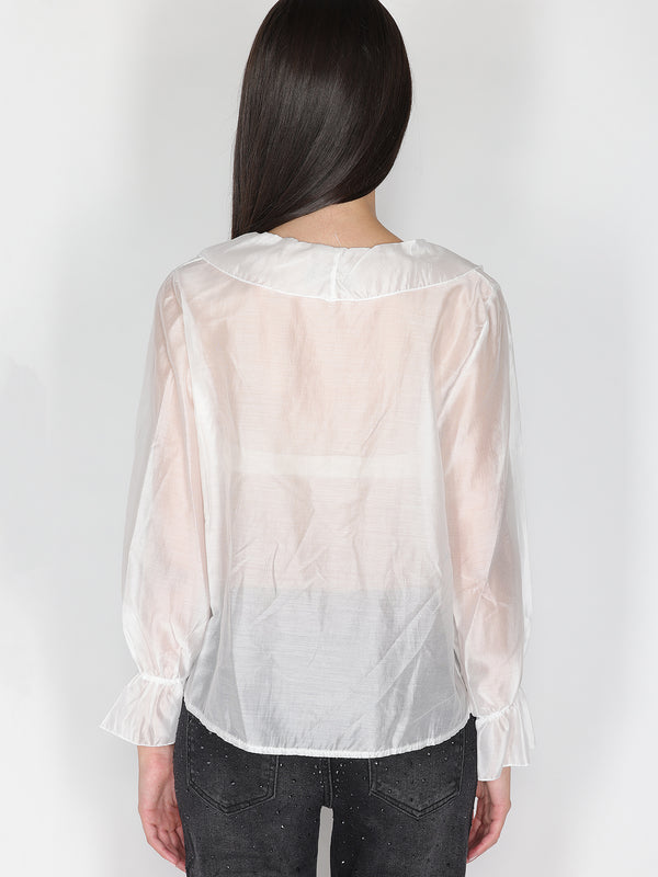 Maglia con balze
