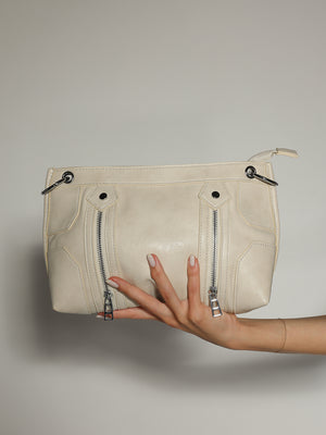 Borsa Panna zip profilo