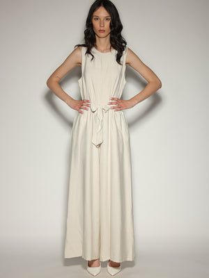 Tuta Beige in viscosa