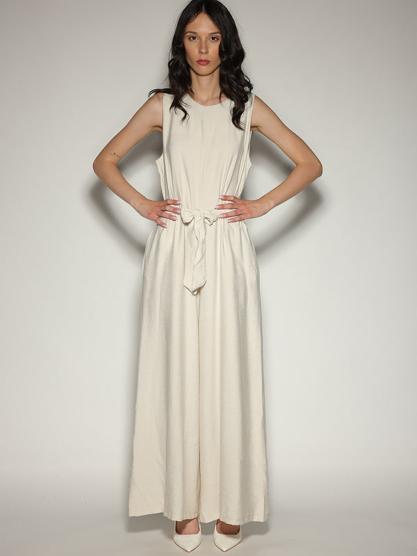 Tuta Beige in viscosa