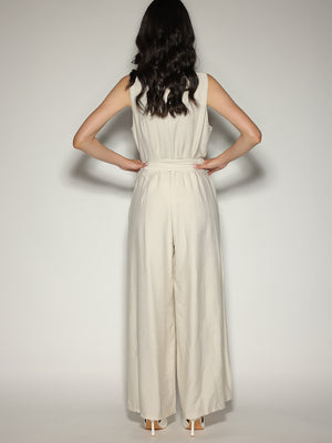 Tuta Beige in viscosa