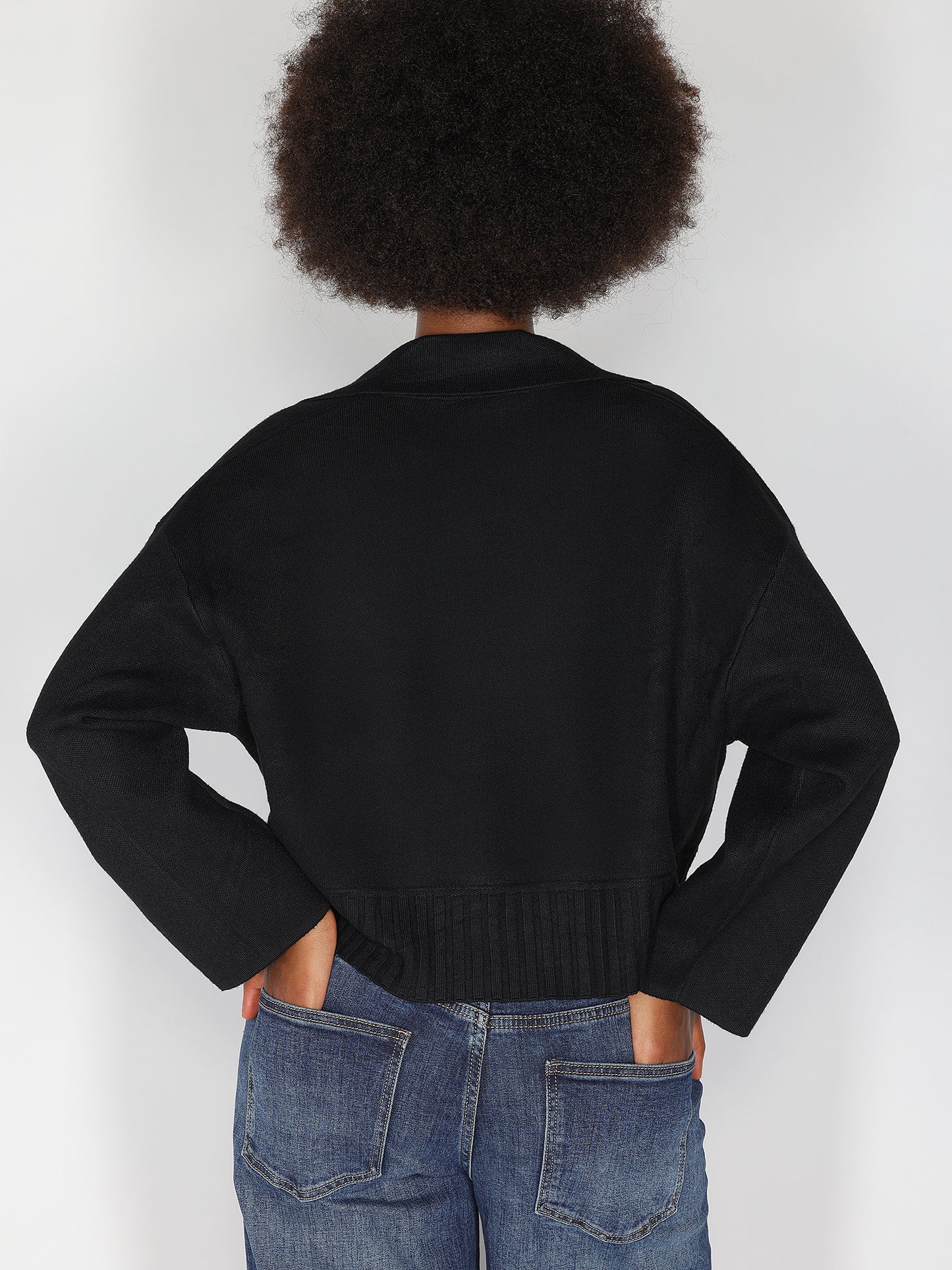 Zweireihige Strickjacke