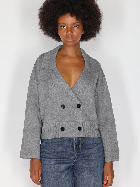 Cardigan maglia doppiopetto