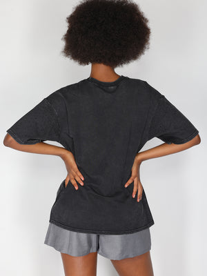 T-shirt con strass