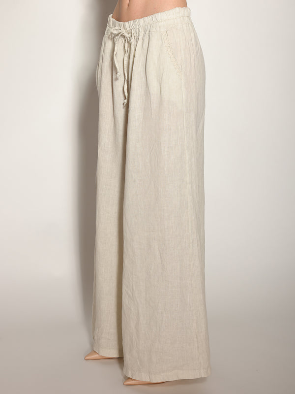 Pantaloni in lino