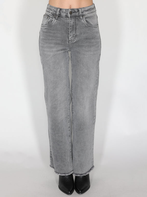 Jeans Grigio a palazzo