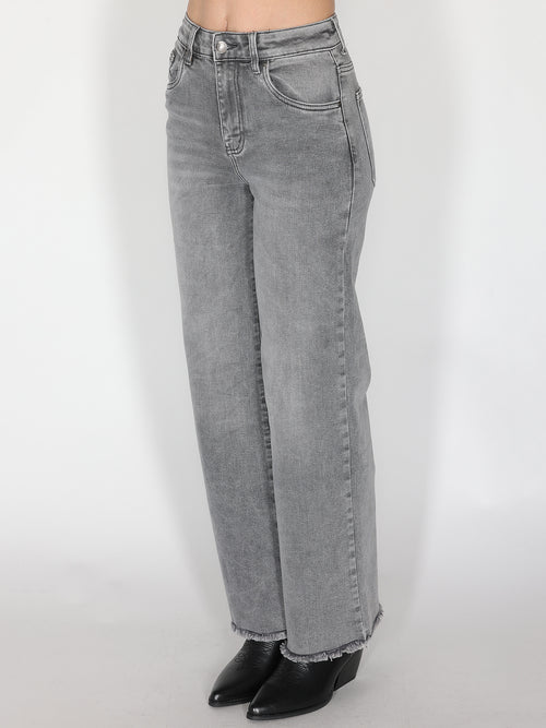 Jeans Grigio a palazzo