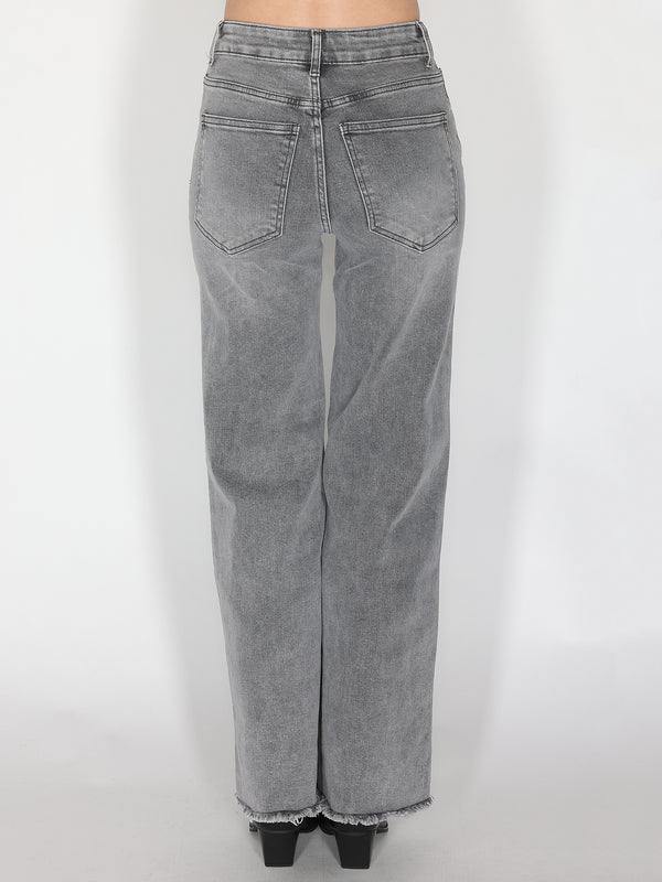Jeans Grigio a palazzo