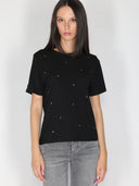 T-shirt con strass