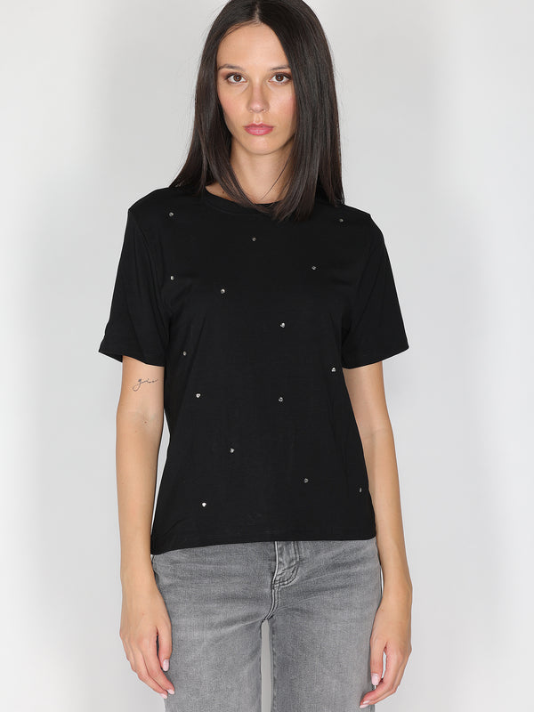 T-shirt con strass