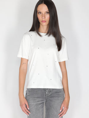 T-shirt con strass
