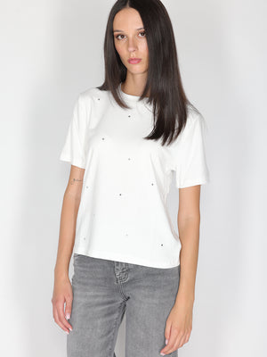 T-shirt con strass