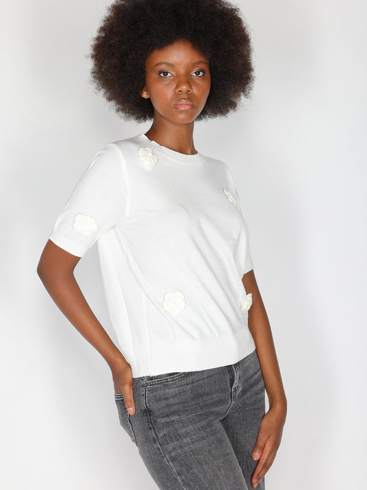 Maglioncino con rose