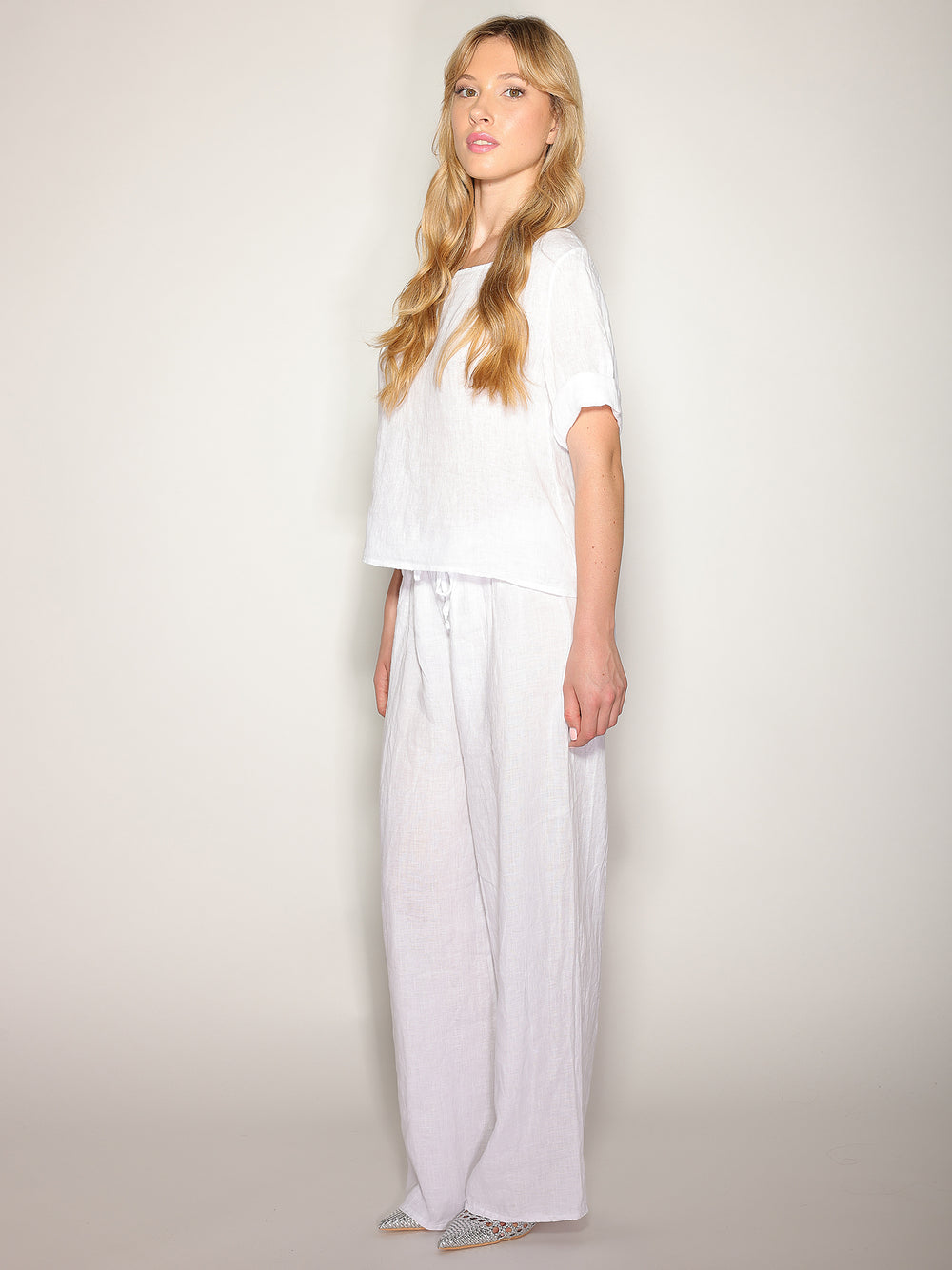 Pantaloni in lino