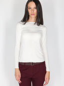 Maglia collo barchetta