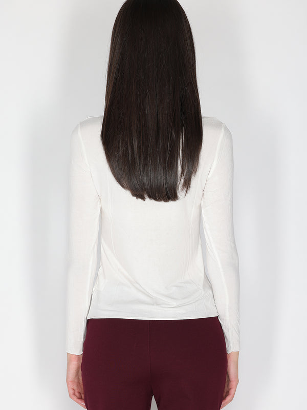 Maglia collo barchetta
