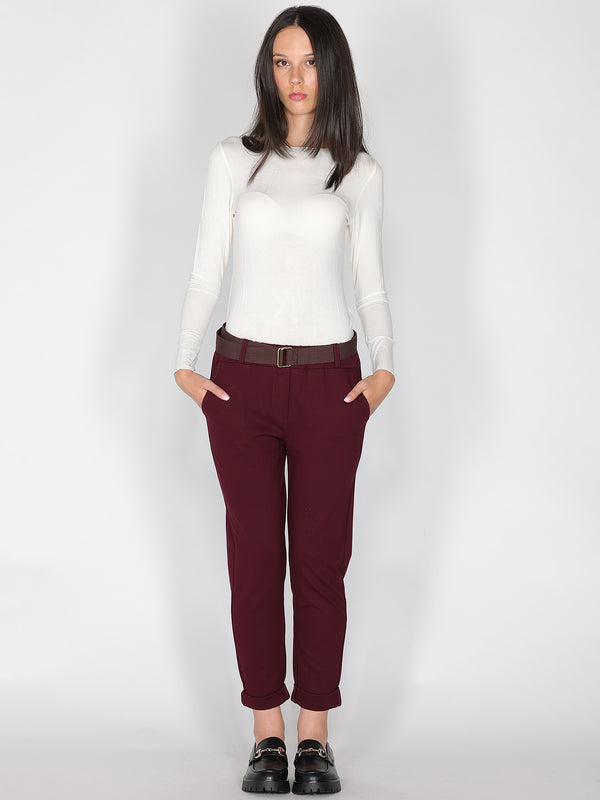 Maglia collo barchetta