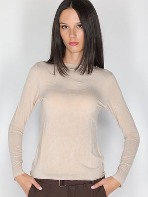 Maglia collo barchetta