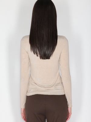 Maglia collo barchetta