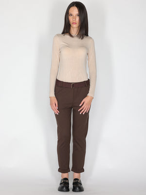 Maglia collo barchetta