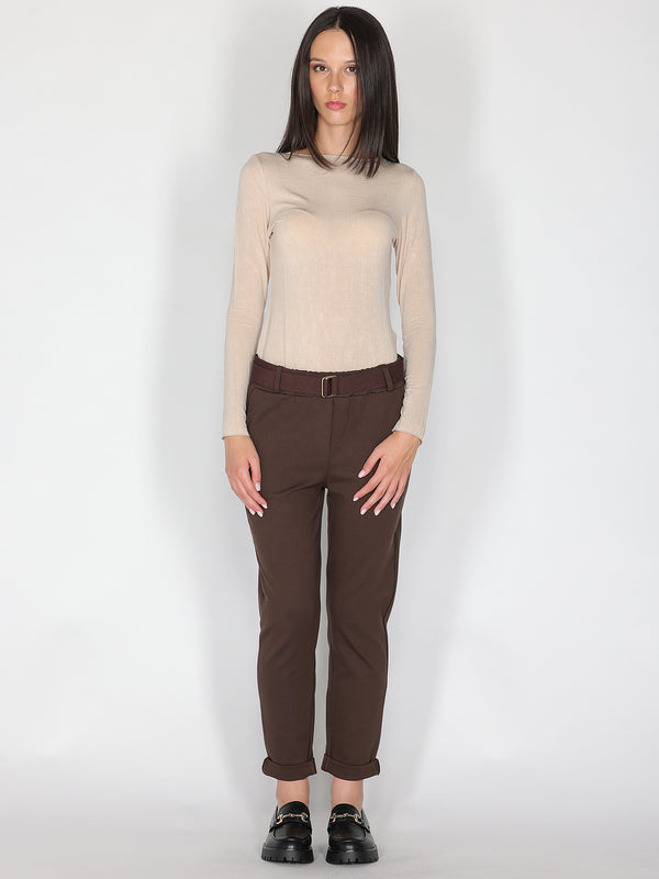 Maglia collo barchetta