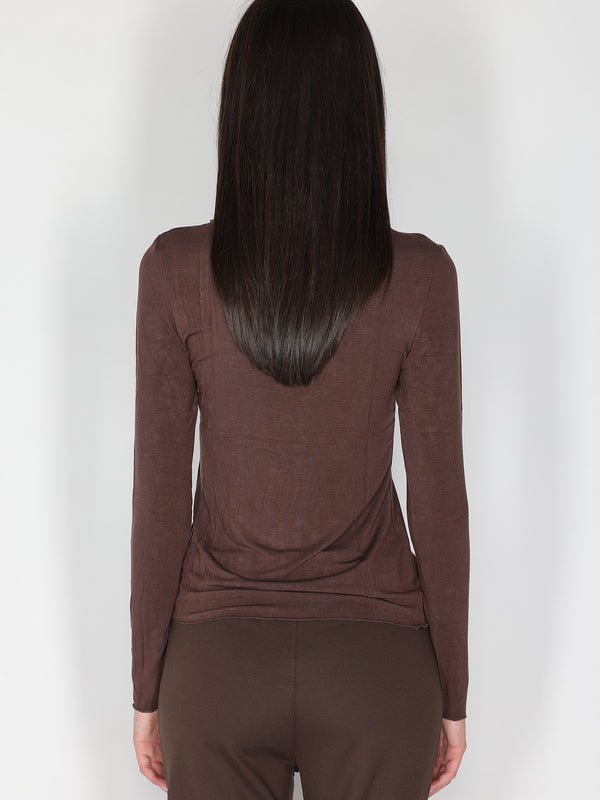 Maglia collo barchetta