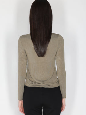 Maglia collo barchetta