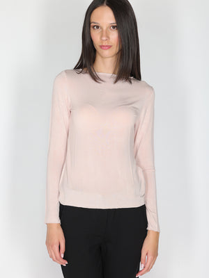 Maglia collo barchetta