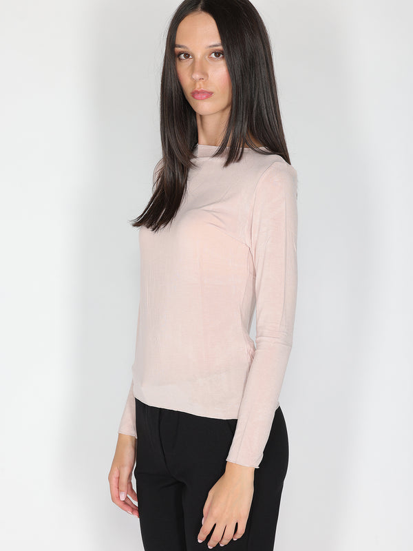 Maglia collo barchetta