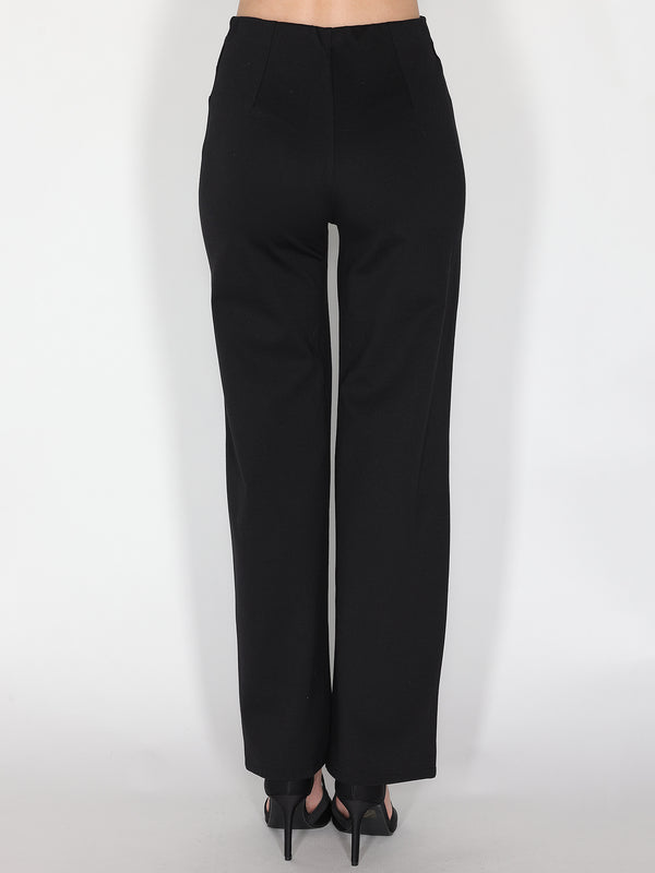 Pantalone palazzo con bottoni