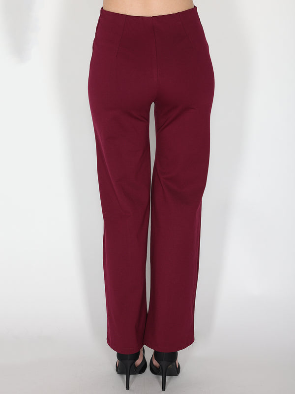 Pantalone palazzo con bottoni
