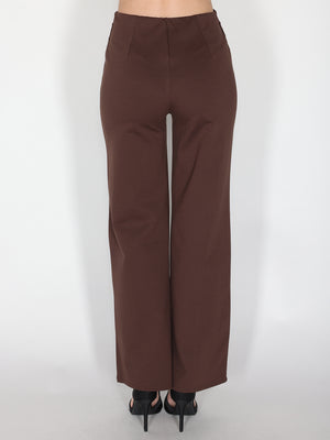 Pantalone palazzo con bottoni
