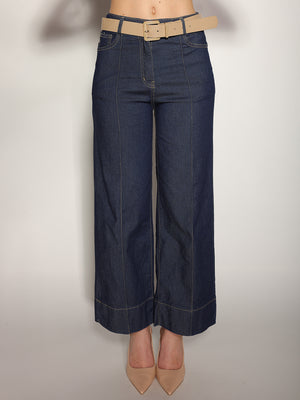 Pantaloni in chambray