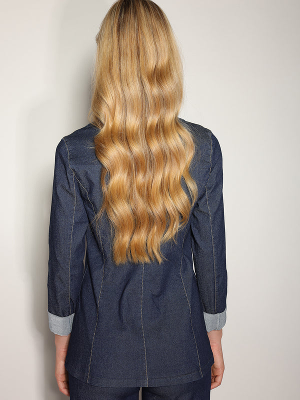 Giacca in chambray