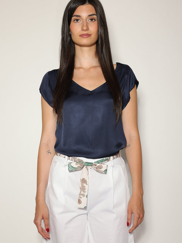 T-shirt in raso