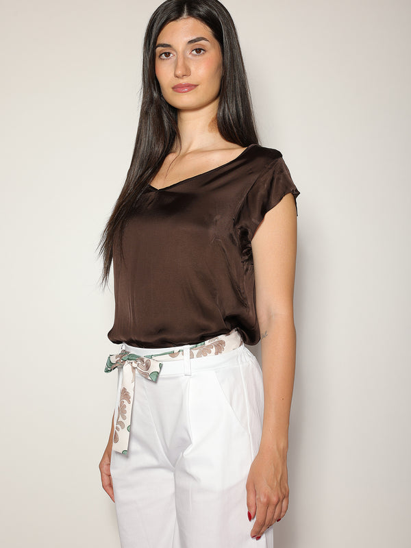 T-shirt in raso