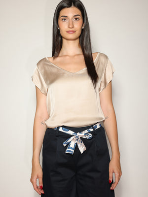 T-shirt in raso