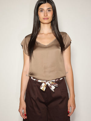 T-shirt in raso