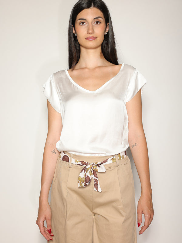 T-shirt in raso