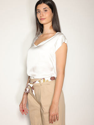 T-shirt in raso