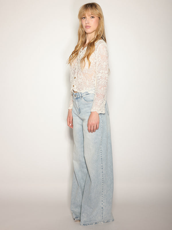 Camicia in macramè