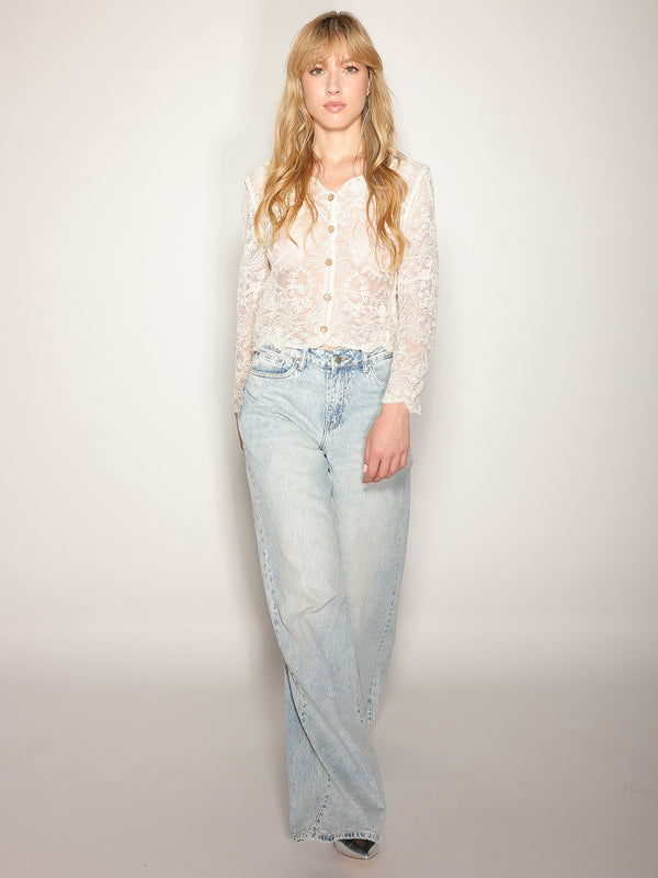 Camicia in macramè